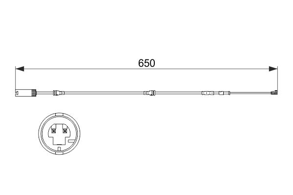 Slijtage indicator Bosch 1 987 473 513