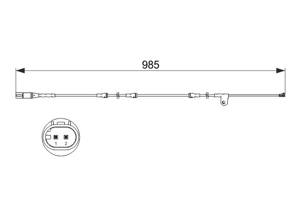 Slijtage indicator Bosch 1 987 473 520