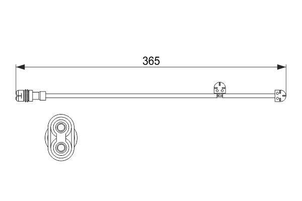 Slijtage indicator Bosch 1 987 473 532