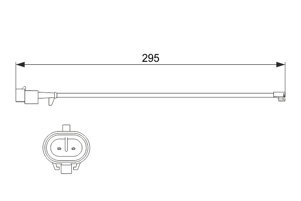 Slijtage indicator Bosch 1 987 473 537