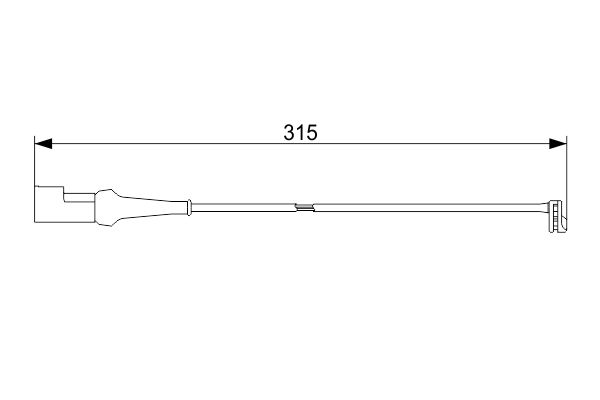 Bosch Slijtage indicator 1 987 473 572