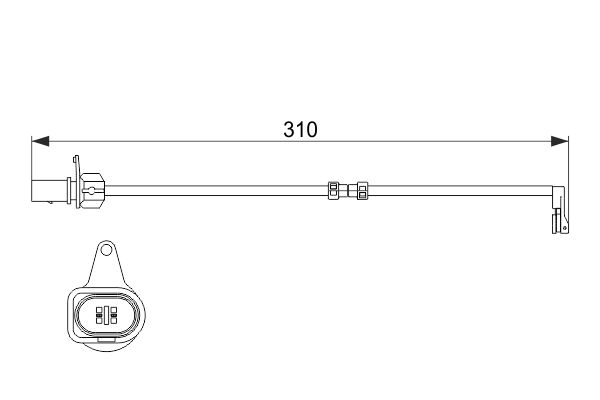 Slijtage indicator Bosch 1 987 474 506