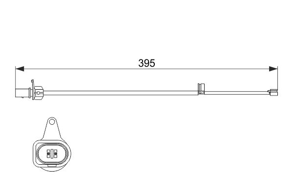 Slijtage indicator Bosch 1 987 474 509