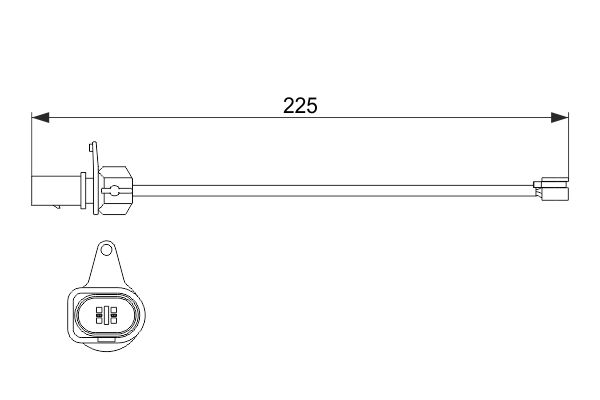 Slijtage indicator Bosch 1 987 474 511