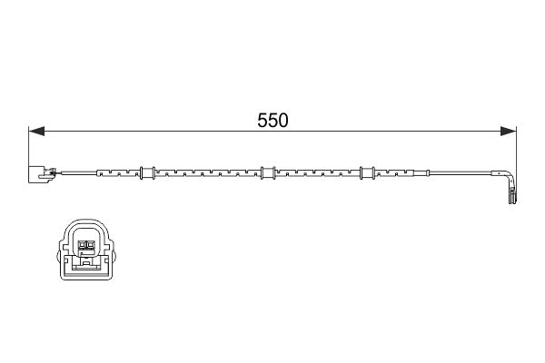 Slijtage indicator Bosch 1 987 474 514