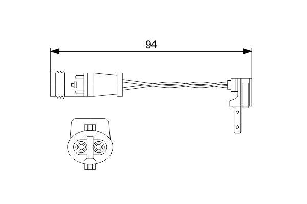 Bosch Slijtage indicator 1 987 474 553