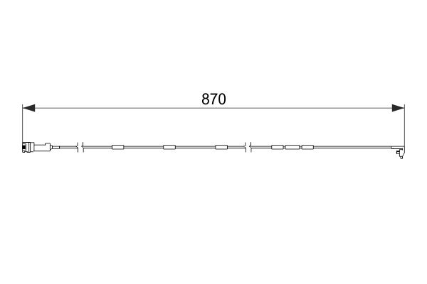 Slijtage indicator Bosch 1 987 474 578