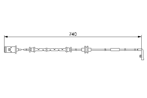 Slijtage indicator Bosch 1 987 474 973