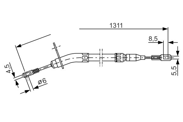 Bosch Handremkabel 1 987 477 010