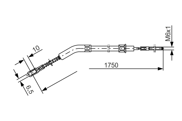 Bosch Handremkabel 1 987 477 036