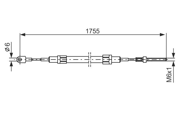 Bosch Handremkabel 1 987 477 071