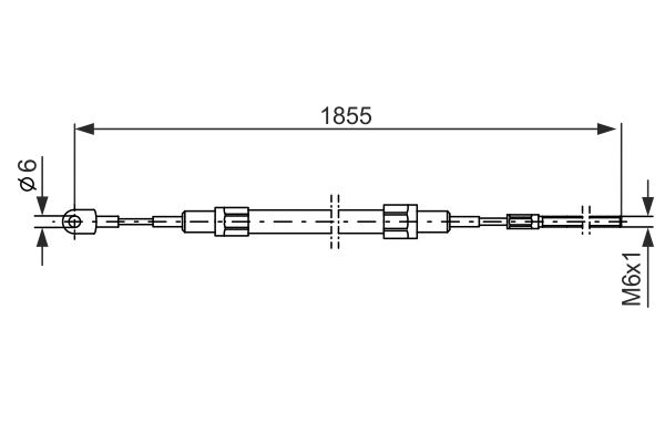 Bosch Handremkabel 1 987 477 074