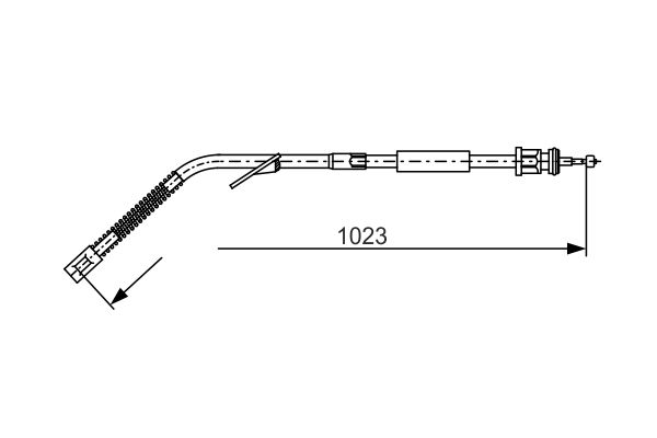 Bosch Handremkabel 1 987 477 125