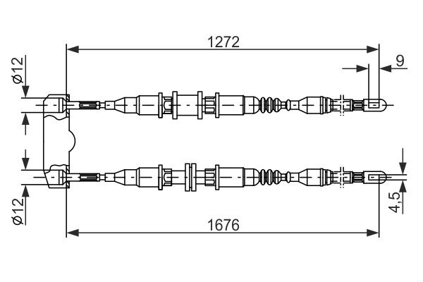 Handremkabel Bosch 1 987 477 136