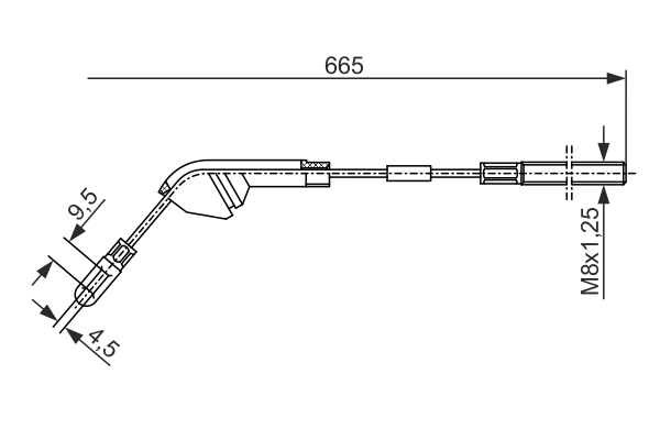 Bosch Handremkabel 1 987 477 142
