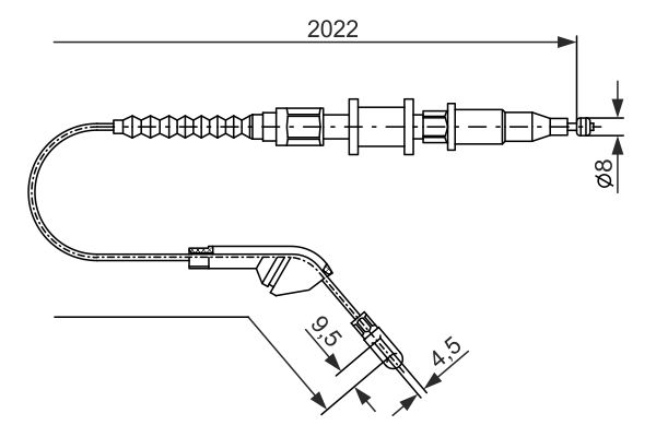 Bosch Handremkabel 1 987 477 143