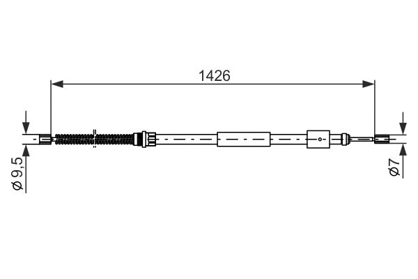 Bosch Handremkabel 1 987 477 146