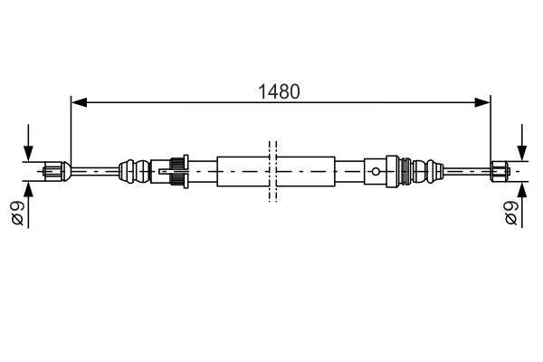 Bosch Handremkabel 1 987 477 153