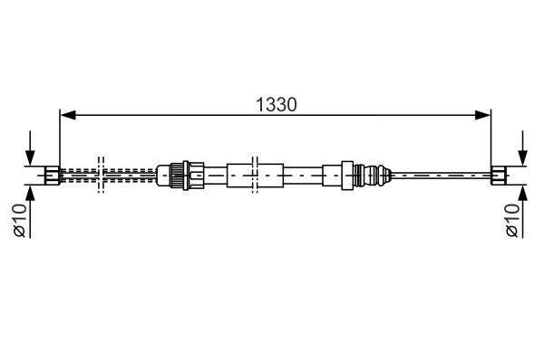 Bosch Handremkabel 1 987 477 156