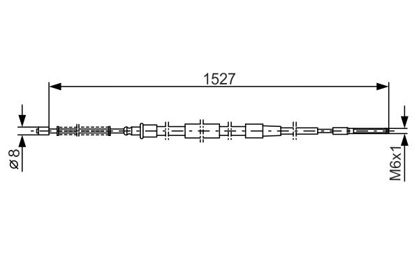 Bosch Handremkabel 1 987 477 164