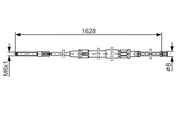 Bosch Handremkabel 1 987 477 169