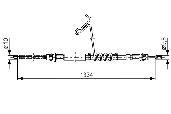 Bosch Handremkabel 1 987 477 177