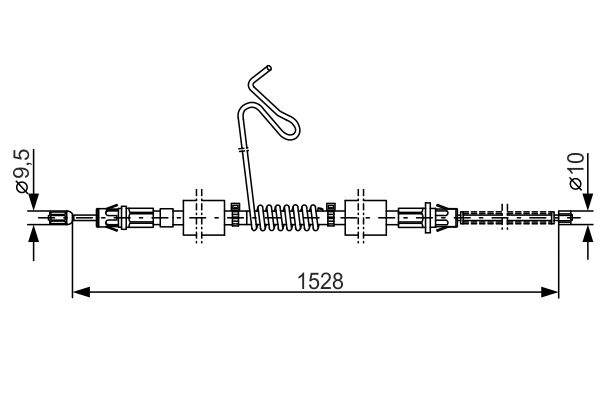 Handremkabel Bosch 1 987 477 178