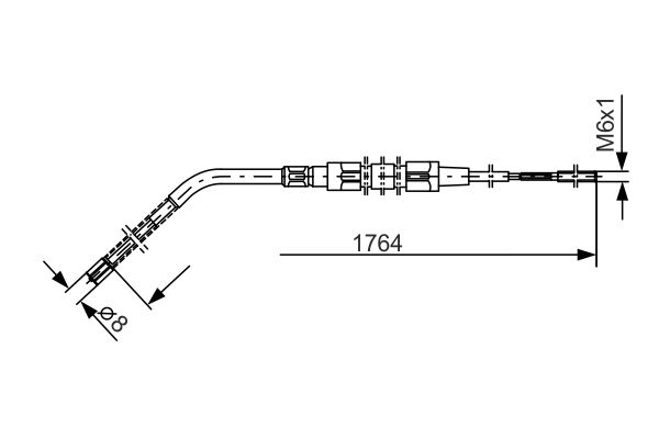 Bosch Handremkabel 1 987 477 181