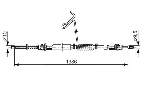 Bosch Handremkabel 1 987 477 185