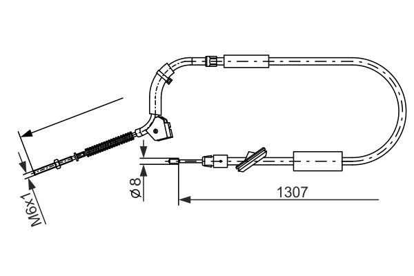 Bosch Handremkabel 1 987 477 223