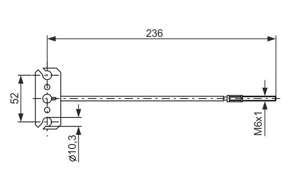 Handremkabel Bosch 1 987 477 226