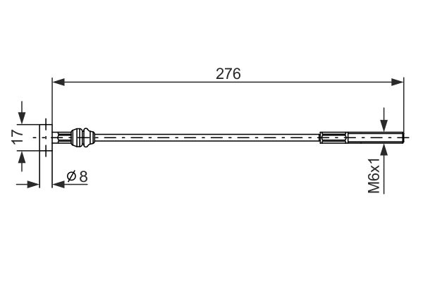 Handremkabel Bosch 1 987 477 240
