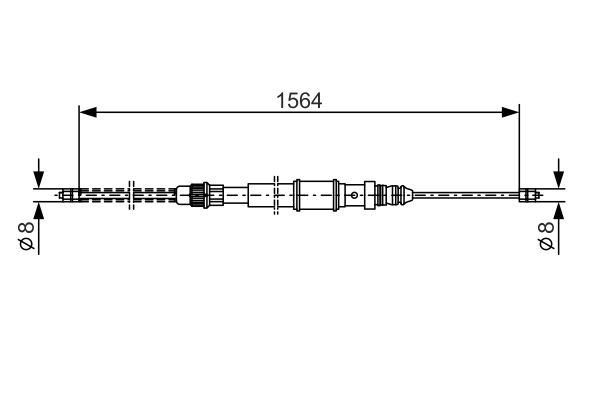 Bosch Handremkabel 1 987 477 311