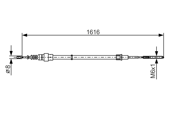Bosch Handremkabel 1 987 477 393