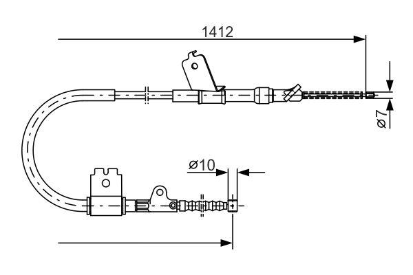 Bosch Handremkabel 1 987 477 403