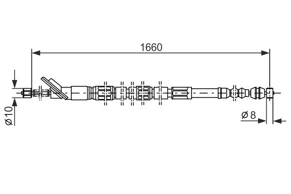 Handremkabel Bosch 1 987 477 411