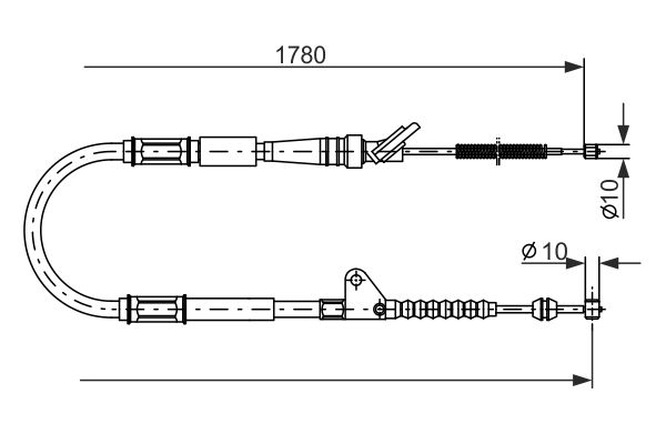 Handremkabel Bosch 1 987 477 414