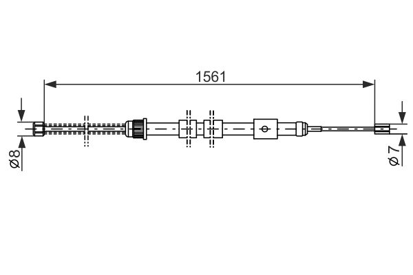 Bosch Handremkabel 1 987 477 430