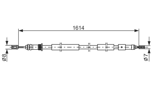 Bosch Handremkabel 1 987 477 432