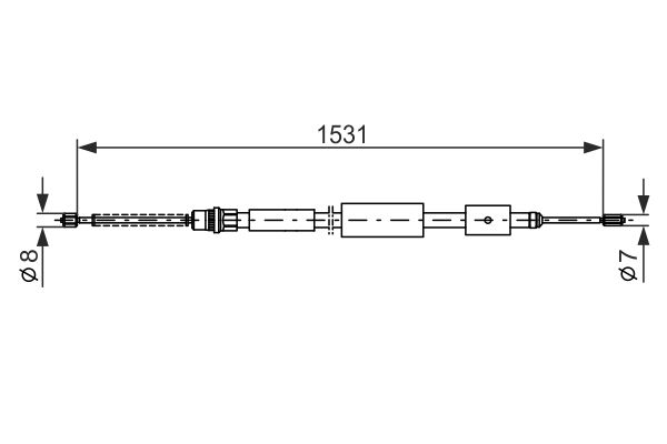 Bosch Handremkabel 1 987 477 438