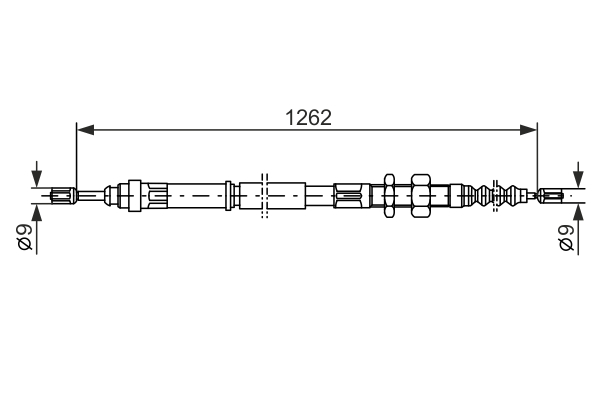 Bosch Handremkabel 1 987 477 439