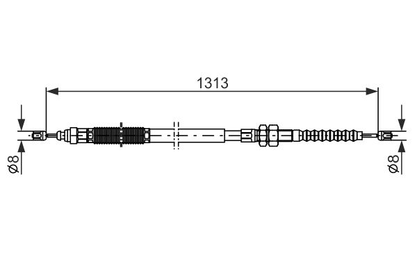 Bosch Handremkabel 1 987 477 441