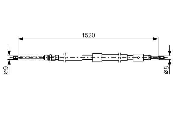 Bosch Handremkabel 1 987 477 445