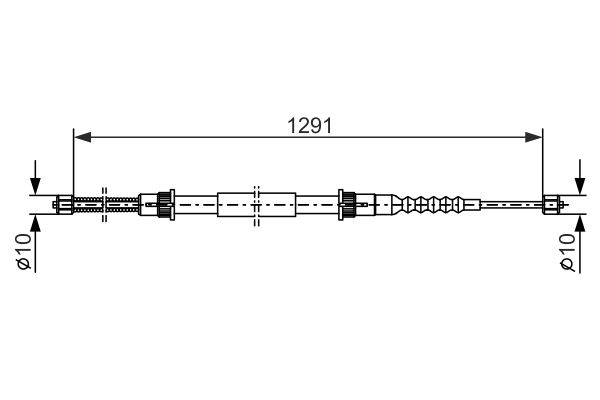 Handremkabel Bosch 1 987 477 465