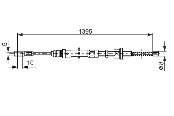 Bosch Handremkabel 1 987 477 485