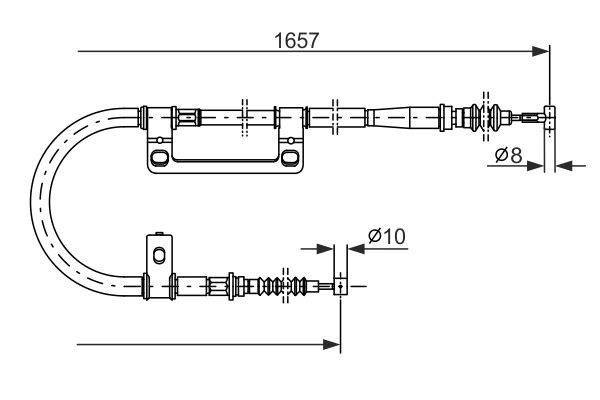 Bosch Handremkabel 1 987 477 501