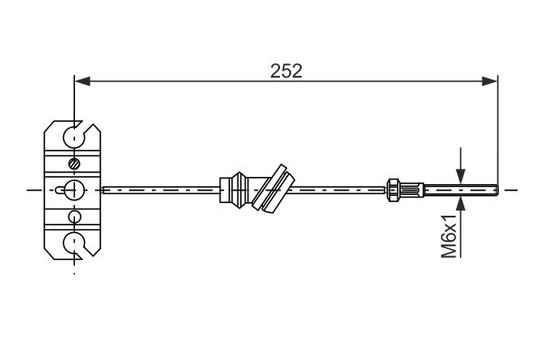 Bosch Handremkabel 1 987 477 503