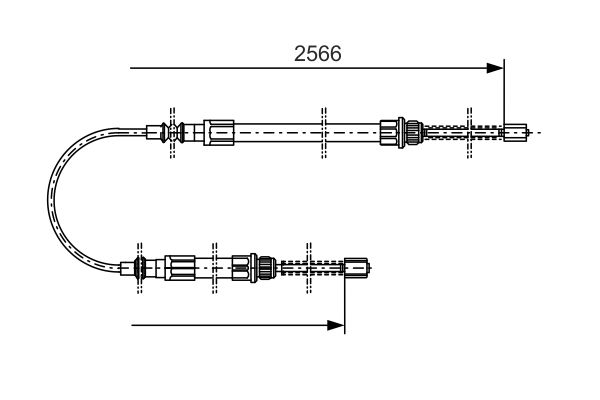 Bosch Handremkabel 1 987 477 515