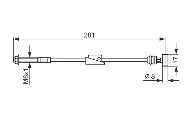 Bosch Handremkabel 1 987 477 522