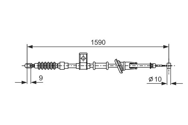 Bosch Handremkabel 1 987 477 530